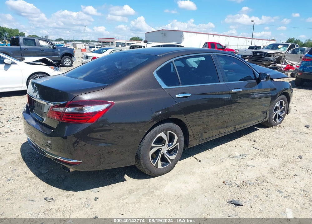 2016 HONDA ACCORD LX VIN: 1HGCR2F34GA120910
