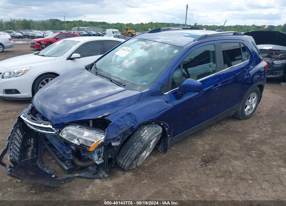 2016 CHEVROLET TRAX LT VIN: 3GNCJPSB6GL224055