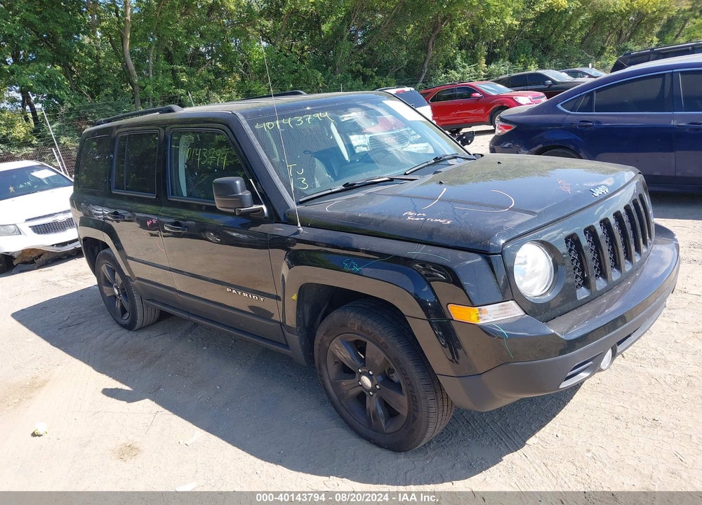 2017 JEEP PATRIOT LATITUDE FWD VIN: 1C4NJPFB5HD153966