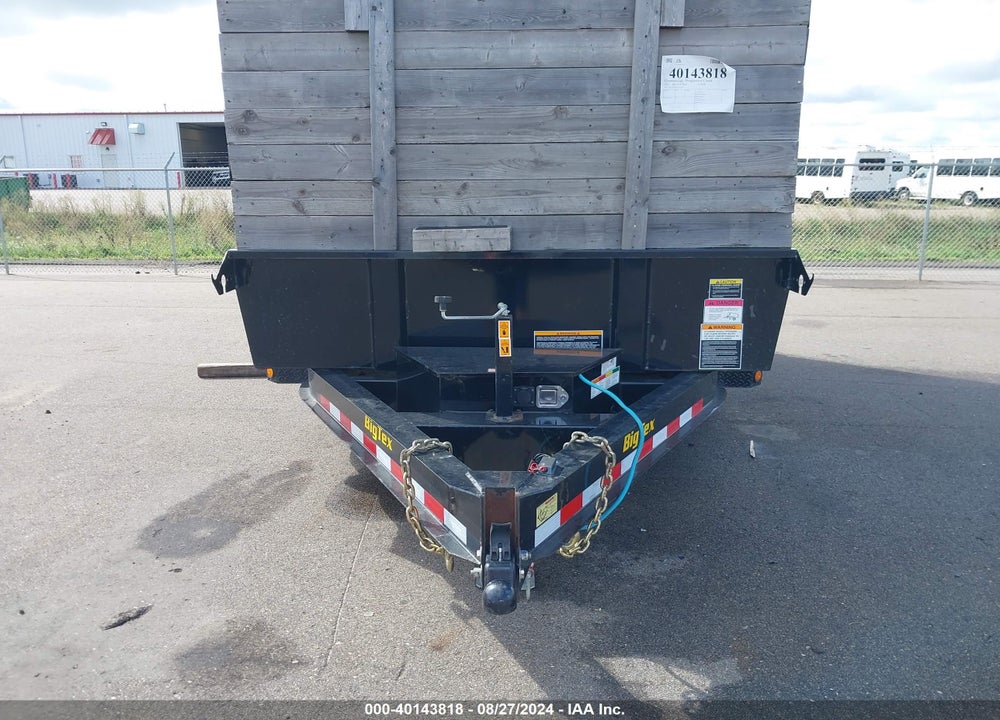 2022 BIG TEX TRAILER CO INC TRAILER VIN: 16V1D1921N5143363