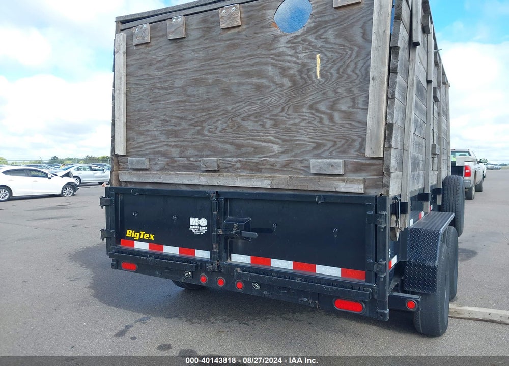 2022 BIG TEX TRAILER CO INC TRAILER VIN: 16V1D1921N5143363