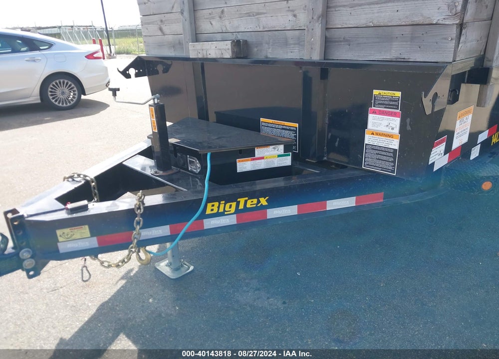 2022 BIG TEX TRAILER CO INC TRAILER VIN: 16V1D1921N5143363