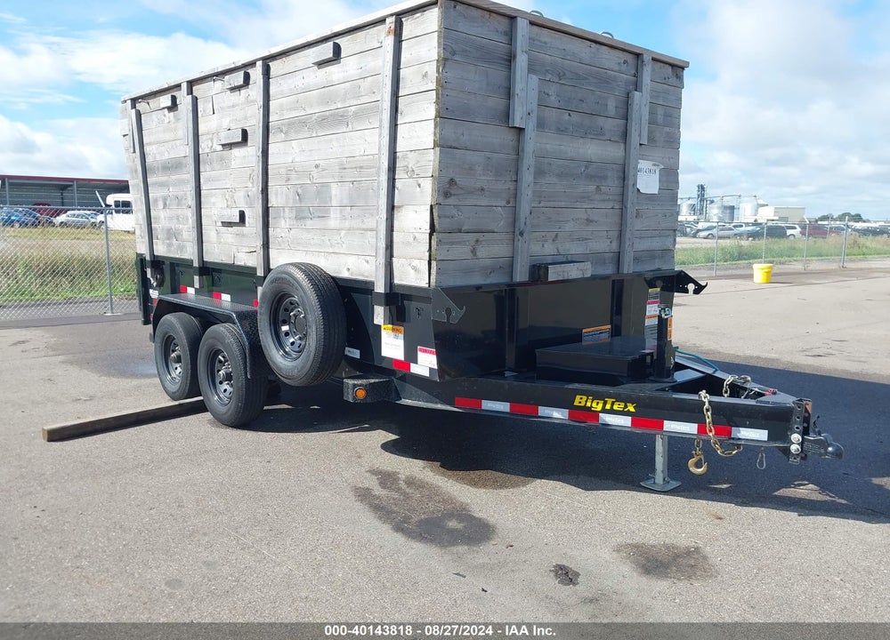 2022 BIG TEX TRAILER CO INC TRAILER VIN: 16V1D1921N5143363