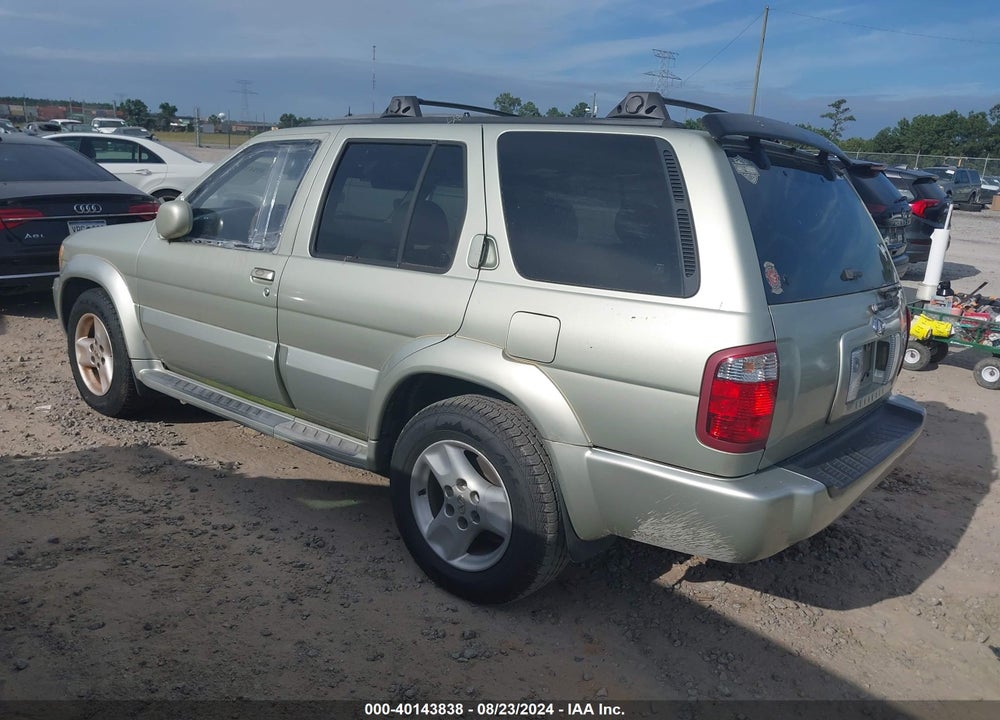 2001 INFINITI QX4 LUXURY VIN: JNRDR09X11W202898
