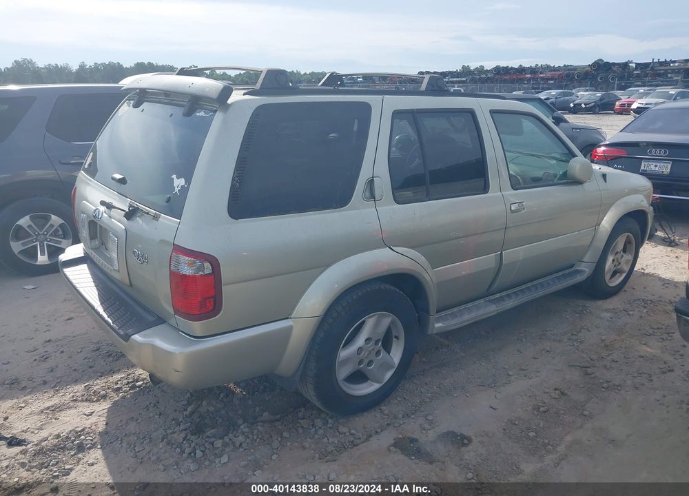 2001 INFINITI QX4 LUXURY VIN: JNRDR09X11W202898