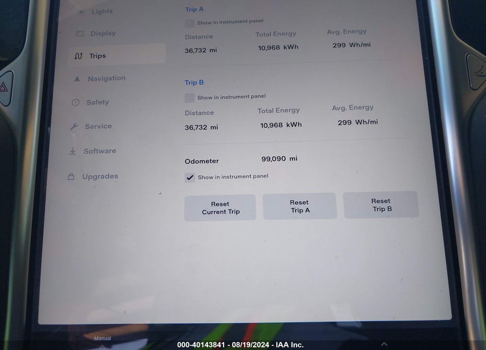 2017 TESLA MODEL S 60/75 VIN: 5YJSA1E11HF218362