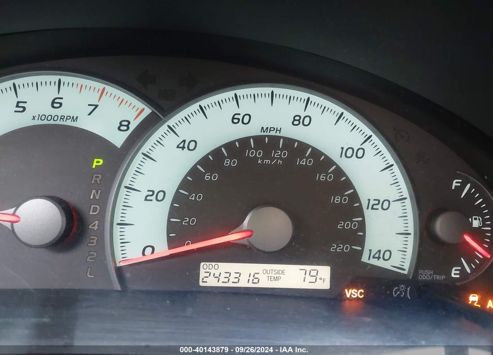 2009 TOYOTA CAMRY SE VIN: 4T1BE46K69U800992
