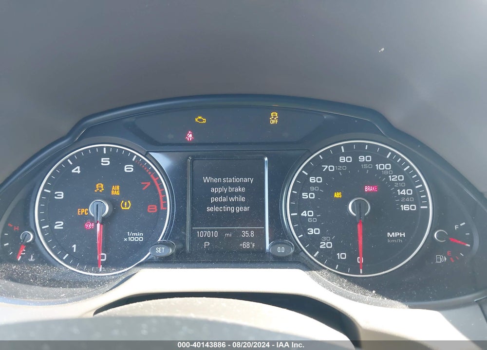 2013 AUDI Q5 2.0T PREMIUM VIN: WA1LFAFP2DA013722