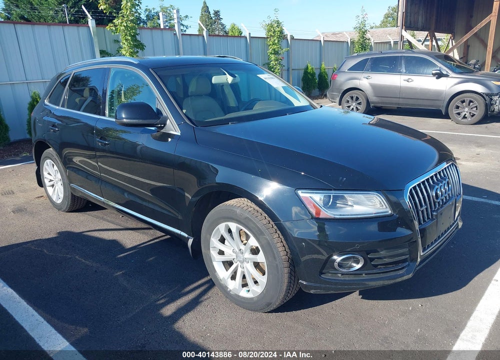 2013 AUDI Q5 2.0T PREMIUM VIN: WA1LFAFP2DA013722