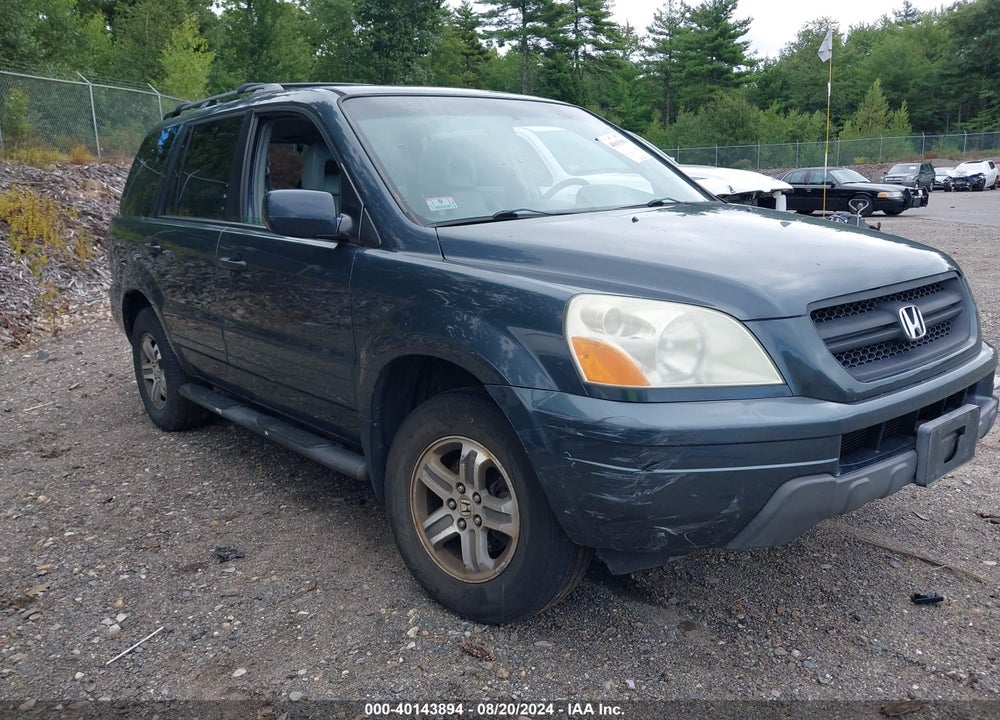 2005 HONDA PILOT EX-L VIN: 5FNYF18615B031329