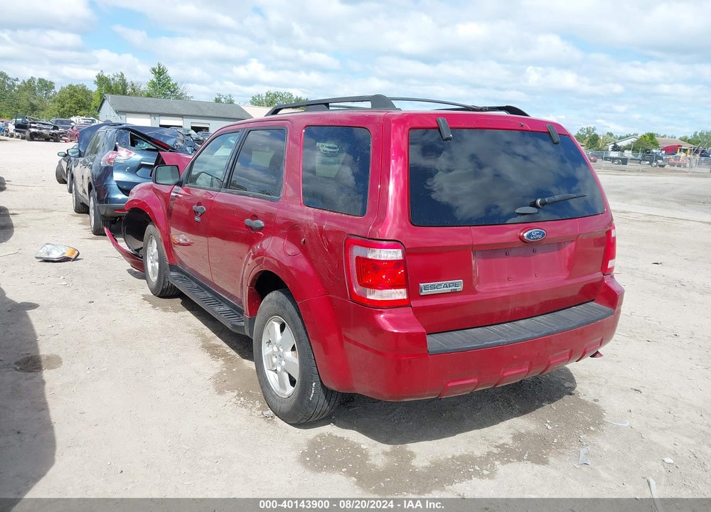 2009 FORD ESCAPE XLT VIN: 1FMCU93G79KB53261