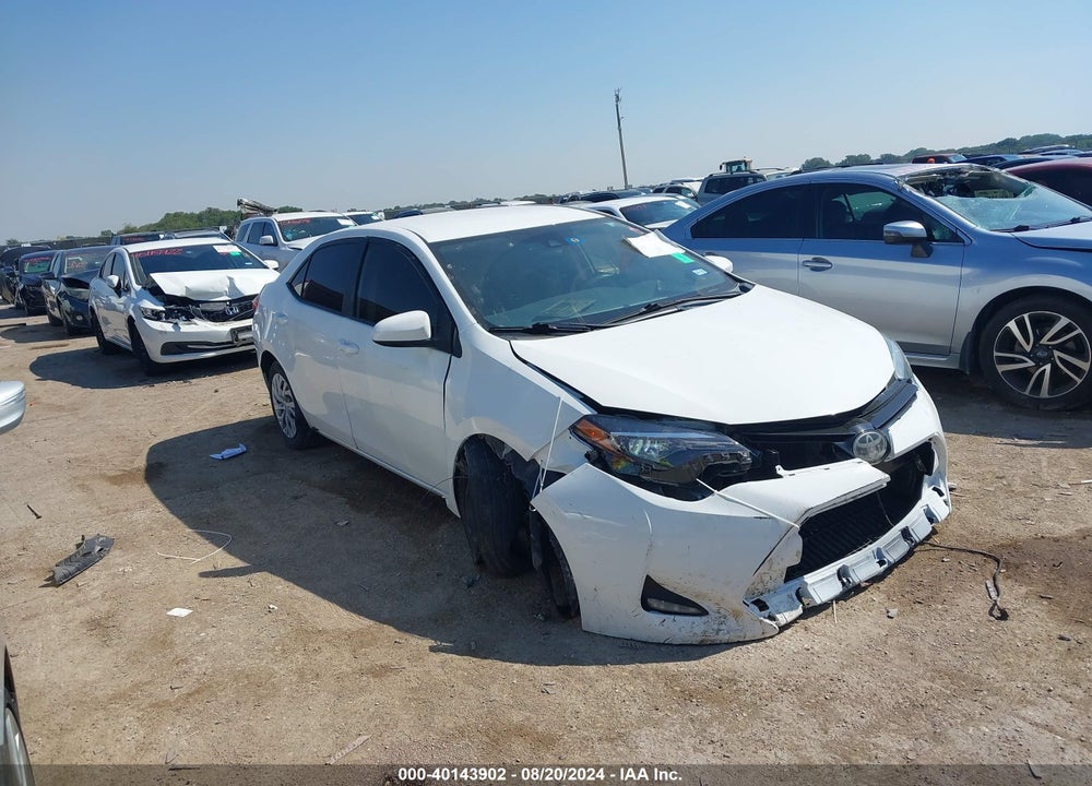 2018 TOYOTA COROLLA LE VIN: 5YFBURHE1JP819480