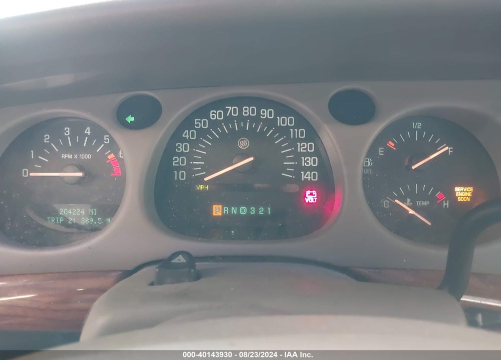 2001 BUICK LESABRE CUSTOM VIN: 1G4HP54K91U158222