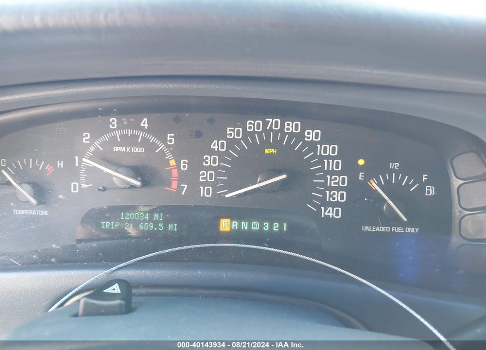 1999 BUICK PARK AVENUE VIN: 1G4CW52K0X4612527