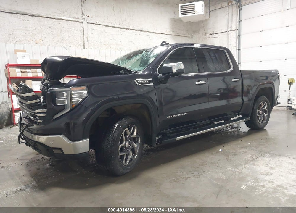 2022 GMC SIERRA 1500 4WD SHORT BOX SLT VIN: 3GTUUDED1NG657482