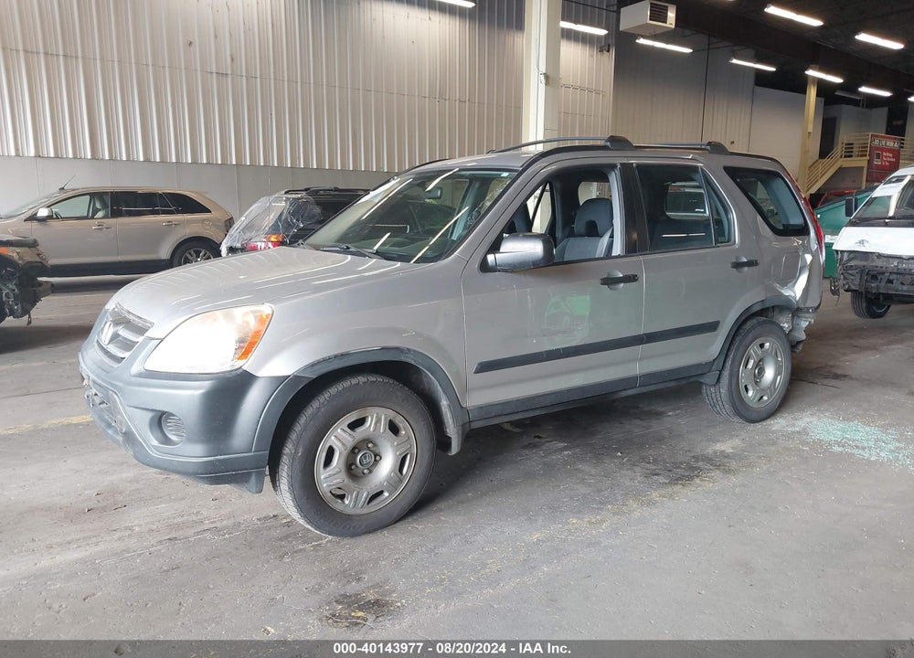 2005 HONDA CR-V LX VIN: JHLRD78565C013526