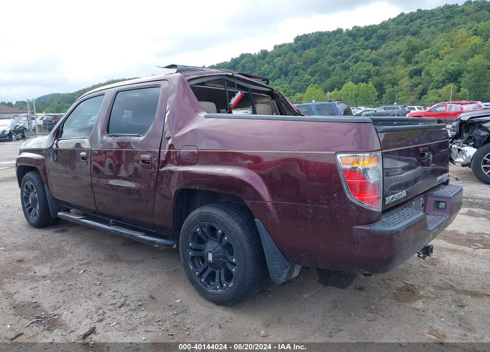 2008 HONDA RIDGELINE RTL VIN: 2HJYK16558H519585