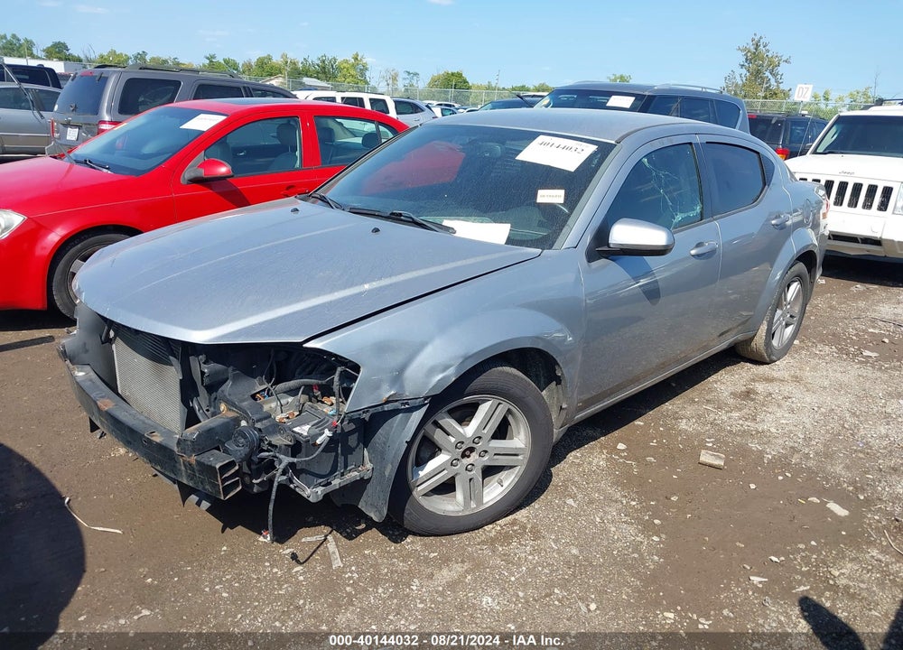 2014 DODGE AVENGER SXT VIN: 1C3CDZCB9EN128075