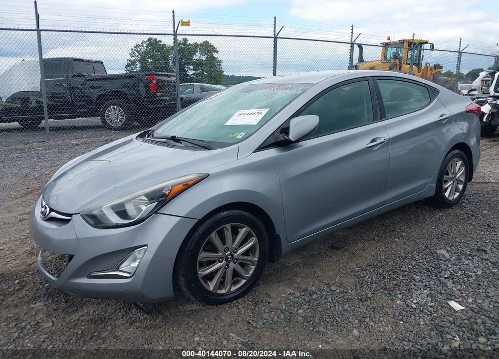 2016 HYUNDAI ELANTRA SE VIN: 5NPDH4AE9GH654326