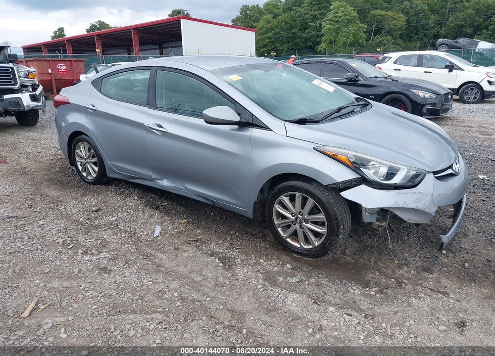 2016 HYUNDAI ELANTRA SE VIN: 5NPDH4AE9GH654326