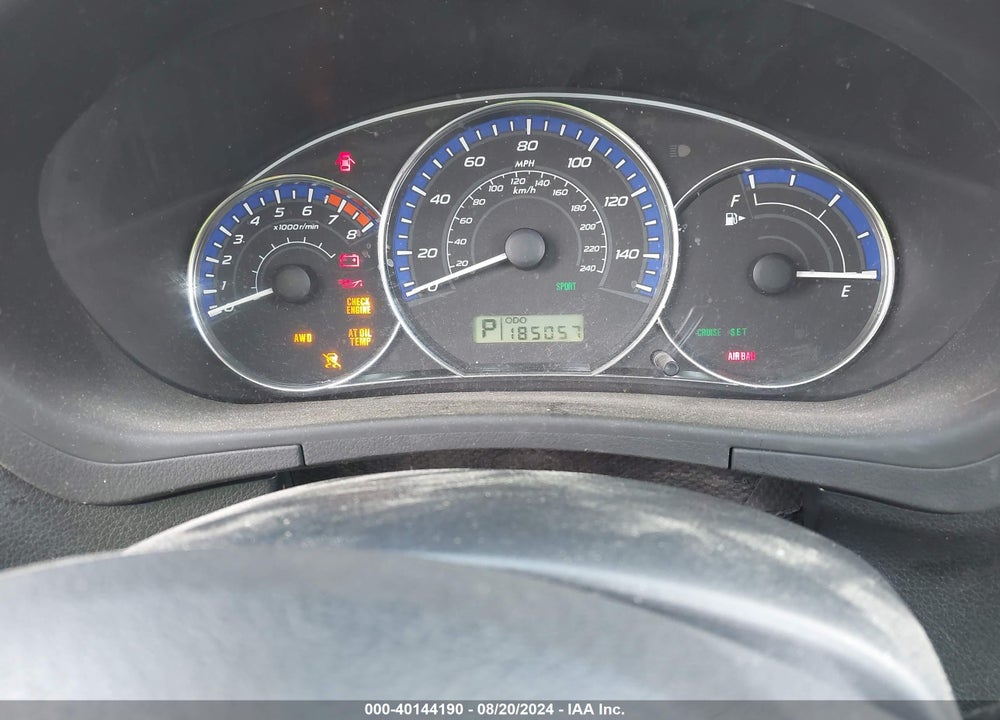 2010 SUBARU FORESTER 2.5XT PREMIUM VIN: JF2SH6EC1AH760319