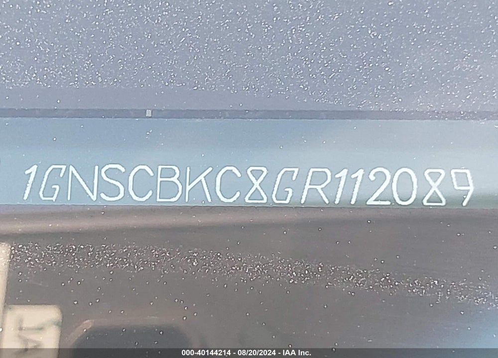 2016 CHEVROLET TAHOE LT VIN: 1GNSCBKC8GR112089