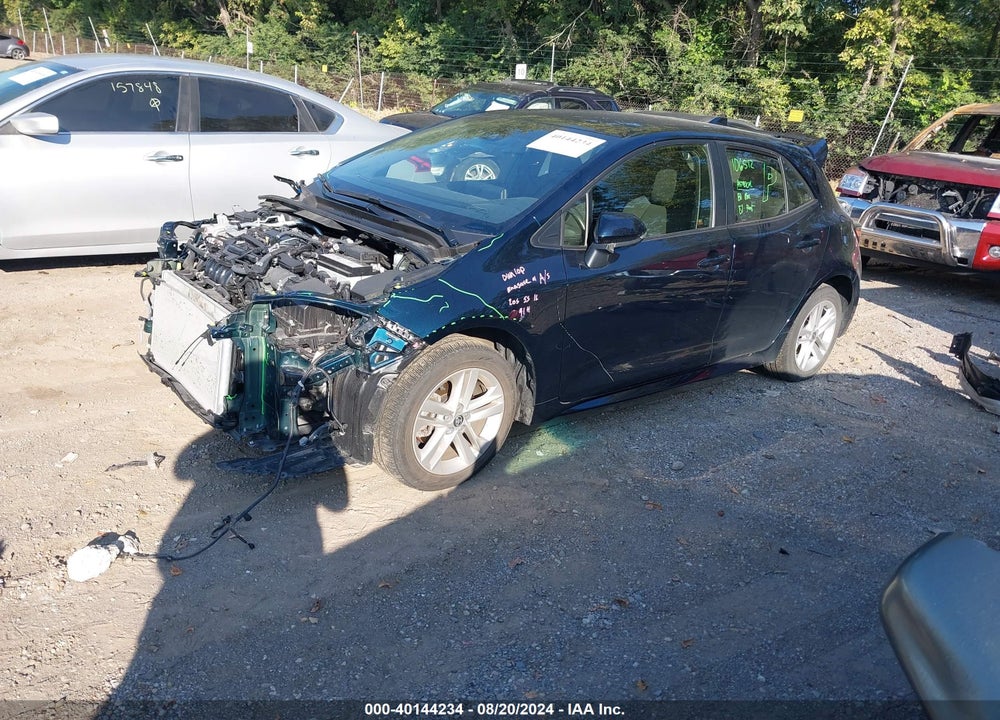 2019 TOYOTA COROLLA SE VIN: JTNK4RBE1K3071229