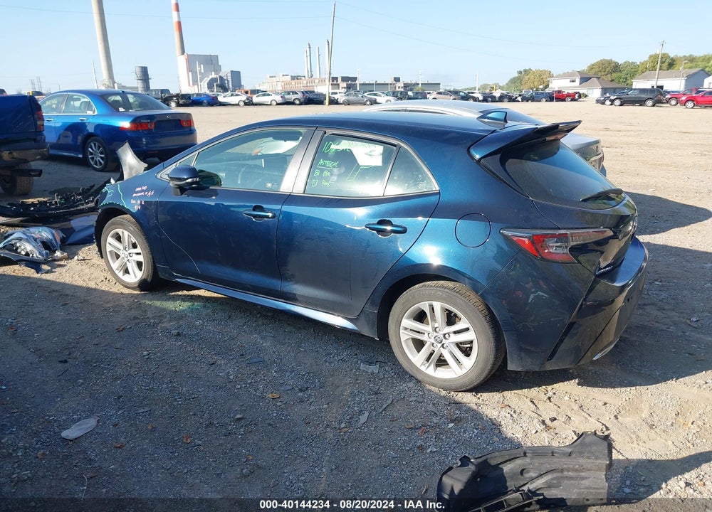 2019 TOYOTA COROLLA SE VIN: JTNK4RBE1K3071229