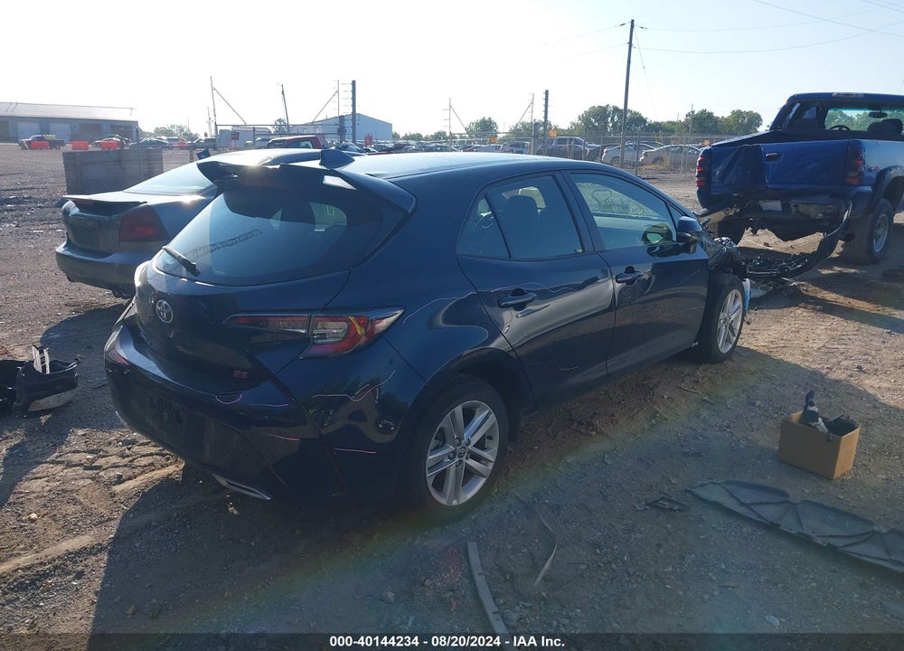 2019 TOYOTA COROLLA SE VIN: JTNK4RBE1K3071229