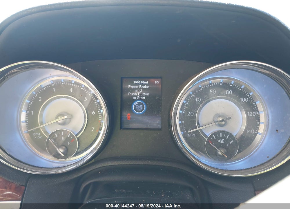 2012 CHRYSLER 300 LIMITED VIN: 2C3CCACG9CH191344