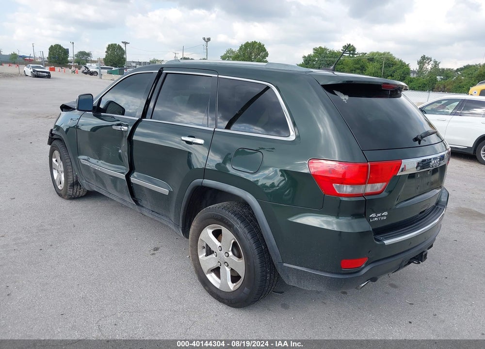 2011 JEEP GRAND CHEROKEE LIMITED VIN: 1J4RR5GT4BC551909