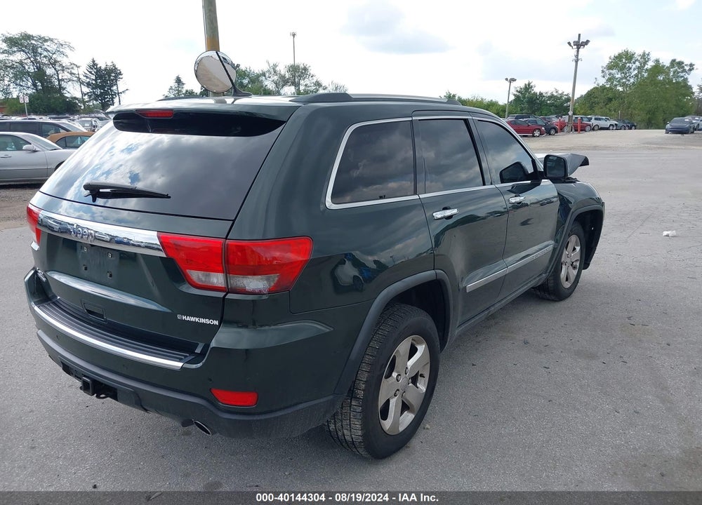 2011 JEEP GRAND CHEROKEE LIMITED VIN: 1J4RR5GT4BC551909
