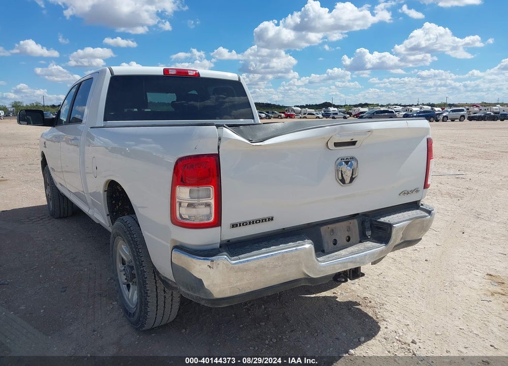 2021 RAM 2500 BIG HORN 4X4 6'4 BOX VIN: 3C6UR5DL7MG542763