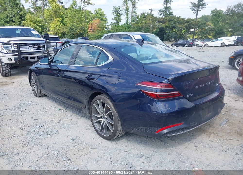 2023 GENESIS G70 2.0T AWD VIN: KMTG34TA1PU131346