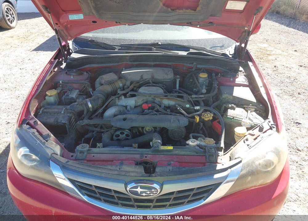 2008 SUBARU IMPREZA 2.5I VIN: JF1GH61618H814562