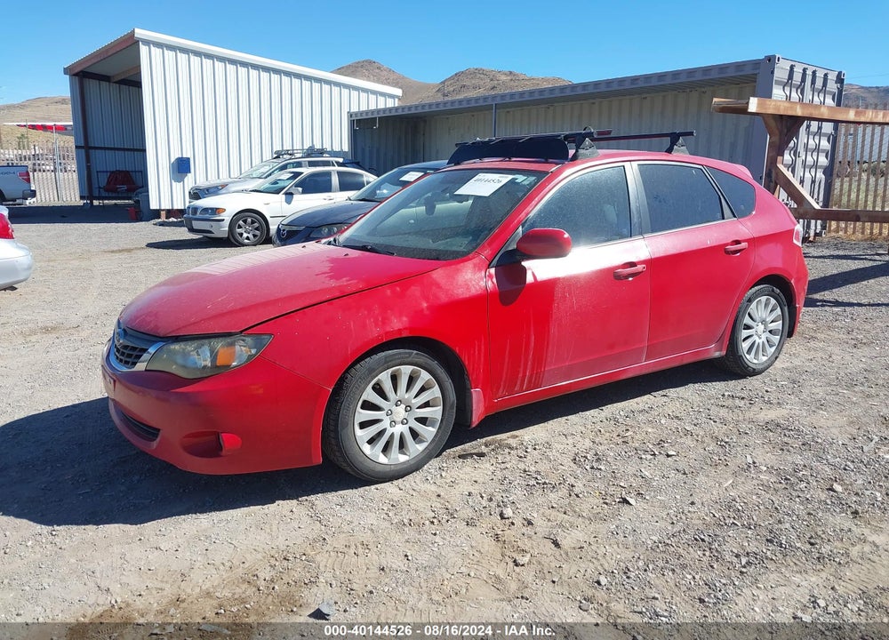 2008 SUBARU IMPREZA 2.5I VIN: JF1GH61618H814562
