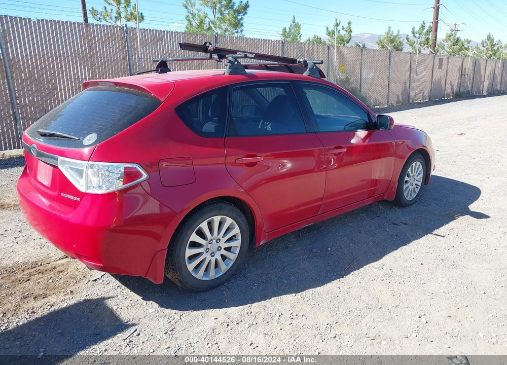 2008 SUBARU IMPREZA 2.5I VIN: JF1GH61618H814562