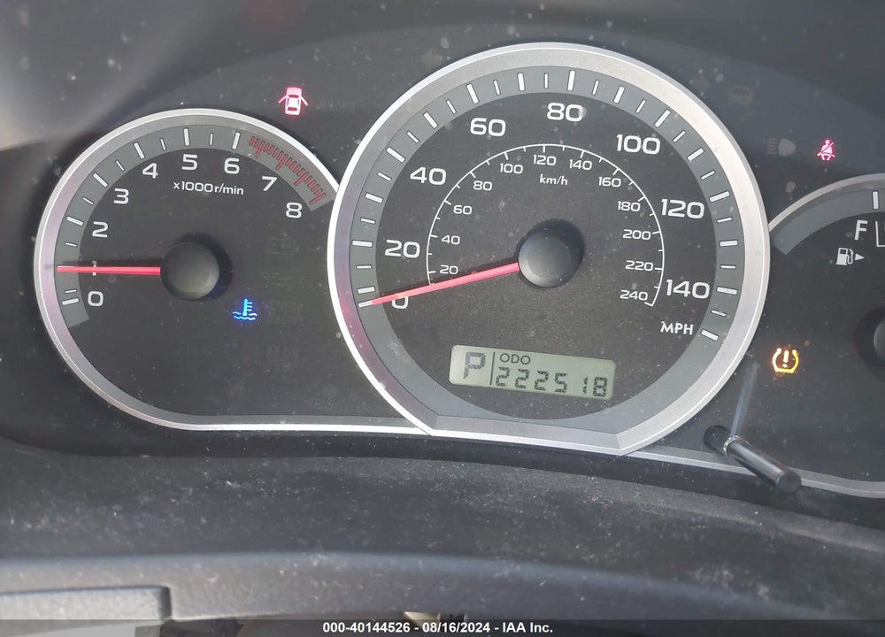 2008 SUBARU IMPREZA 2.5I VIN: JF1GH61618H814562