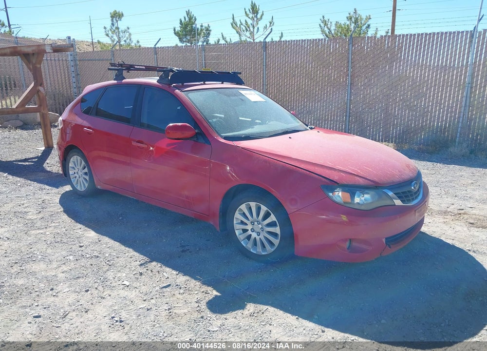 2008 SUBARU IMPREZA 2.5I VIN: JF1GH61618H814562