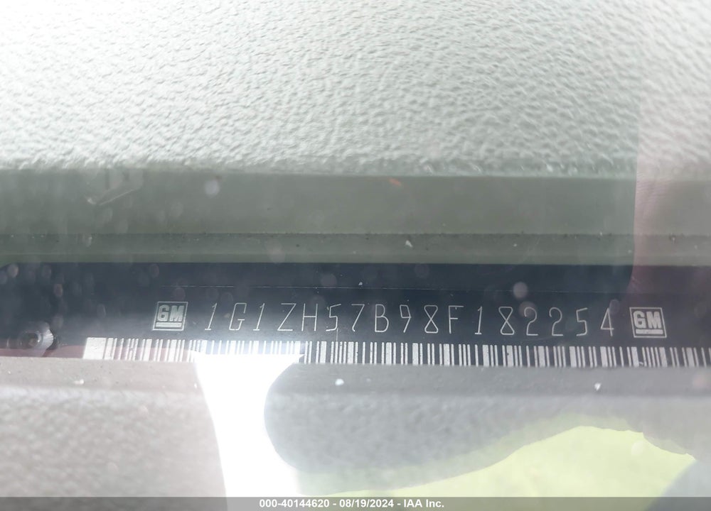 2008 CHEVROLET MALIBU LT VIN: 1G1ZH57B98F182254