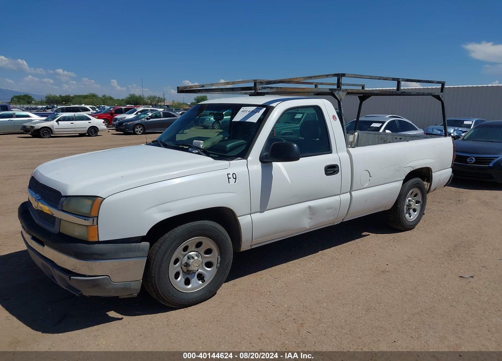 2005 CHEVROLET SILVERADO 1500 WORK TRUCK VIN: 1GCEC14V55Z274547
