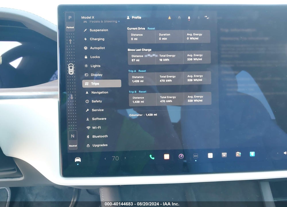2024 TESLA MODEL X LONG RANGE VIN: 7SAXCDE5XRF446546