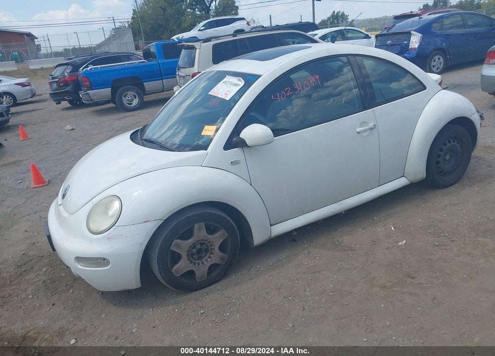 2001 VOLKSWAGEN NEW BEETLE GLS 1.8L TURBO VIN: 3VWCC21CX1M419414