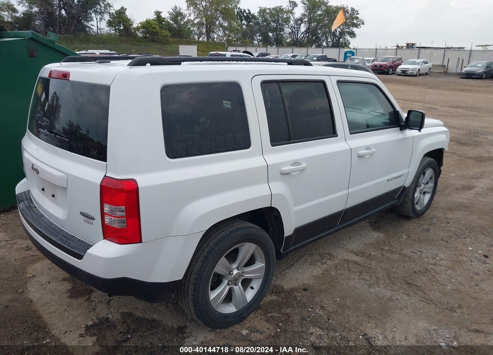 2016 JEEP PATRIOT LATITUDE VIN: 1C4NJRFB4GD804580