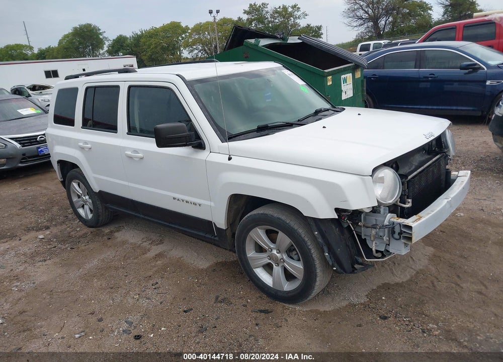2016 JEEP PATRIOT LATITUDE VIN: 1C4NJRFB4GD804580