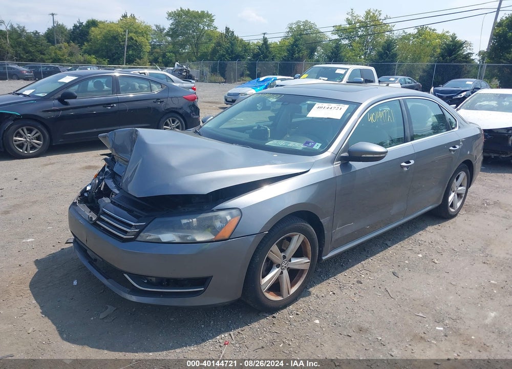 2012 VOLKSWAGEN PASSAT 2.5L SE VIN: 1VWBP7A32CC038433