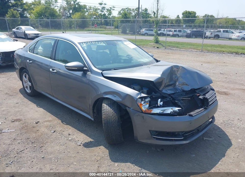 2012 VOLKSWAGEN PASSAT 2.5L SE VIN: 1VWBP7A32CC038433
