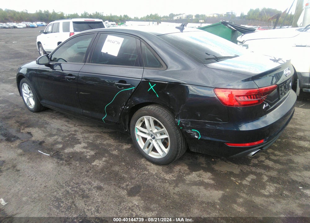 2017 AUDI A4 2.0T PREMIUM VIN: WAUANAF49HN037145