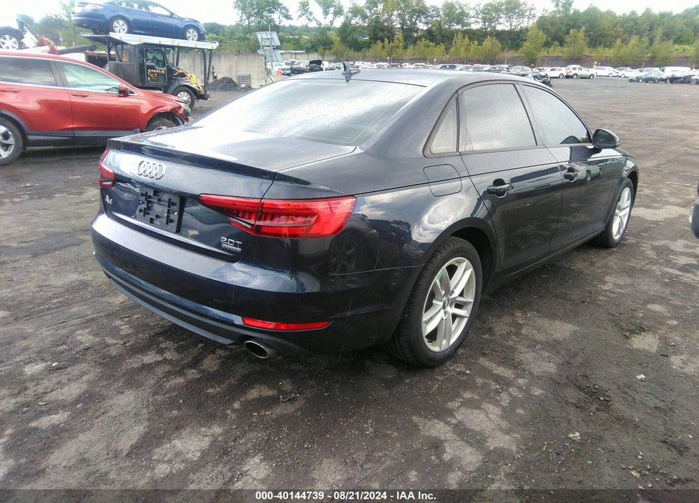 2017 AUDI A4 2.0T PREMIUM VIN: WAUANAF49HN037145