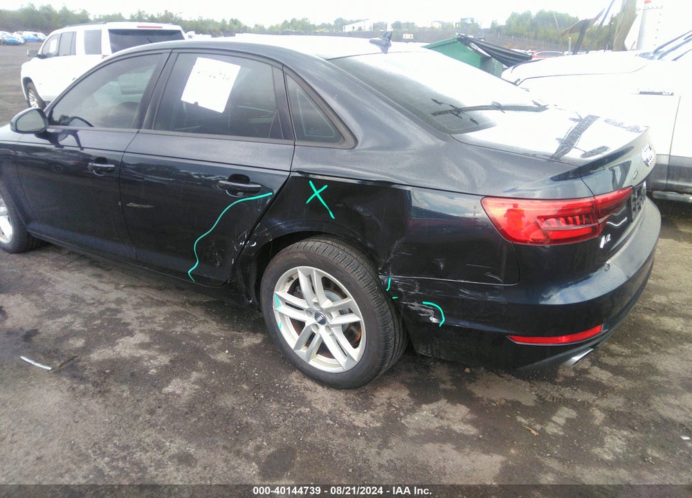 2017 AUDI A4 2.0T PREMIUM VIN: WAUANAF49HN037145